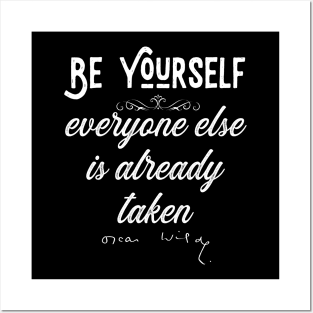 Be Yourself | Oscar Wilde Posters and Art